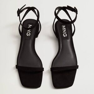 Mango low heeled flat sandal